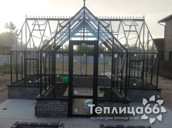 Теплица botanik Style под стекло, ширина 3м